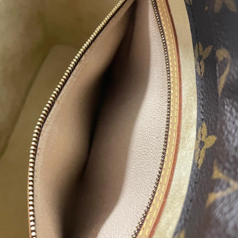 LOUIS VUITTON Authentic Brown Monogram Canvas Tote Bag - Picture 7 of 10
